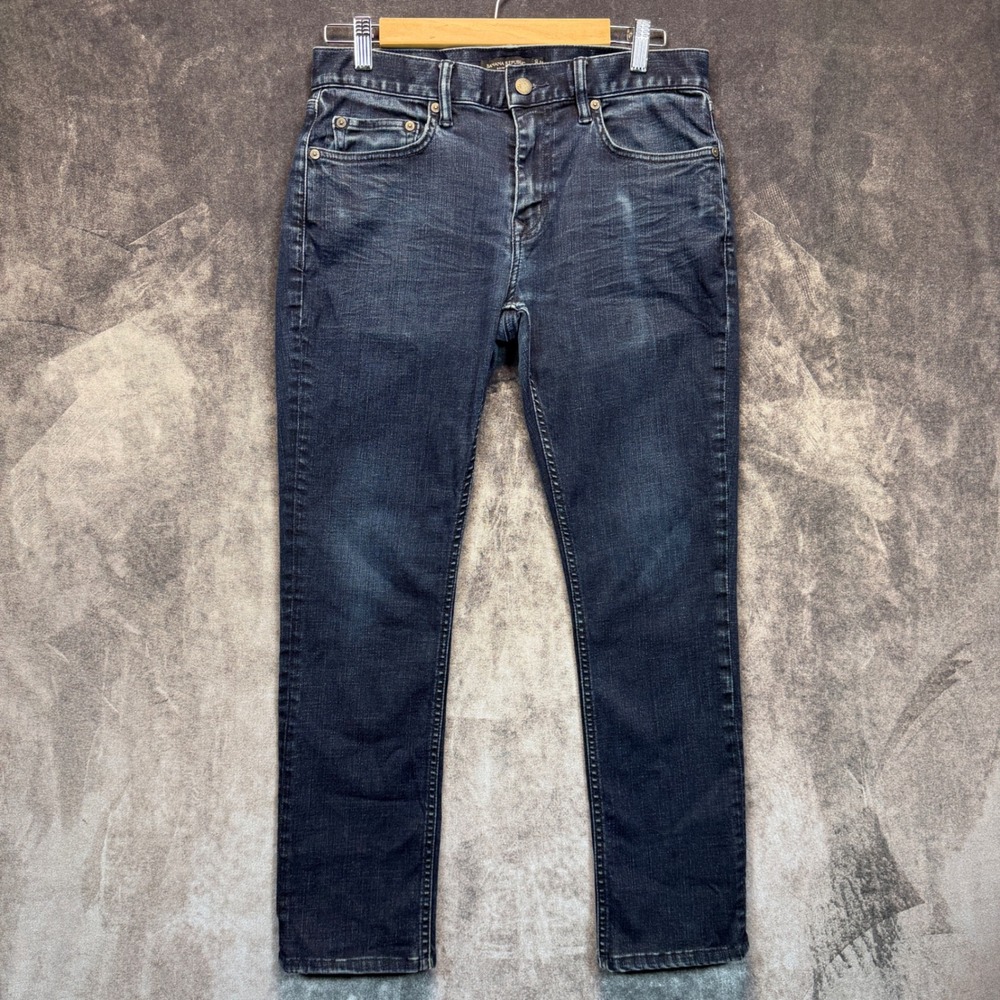 Banana Republic Jeans Mens Dark Wash Skinny Fit 30x30 Denim Casual Stretch